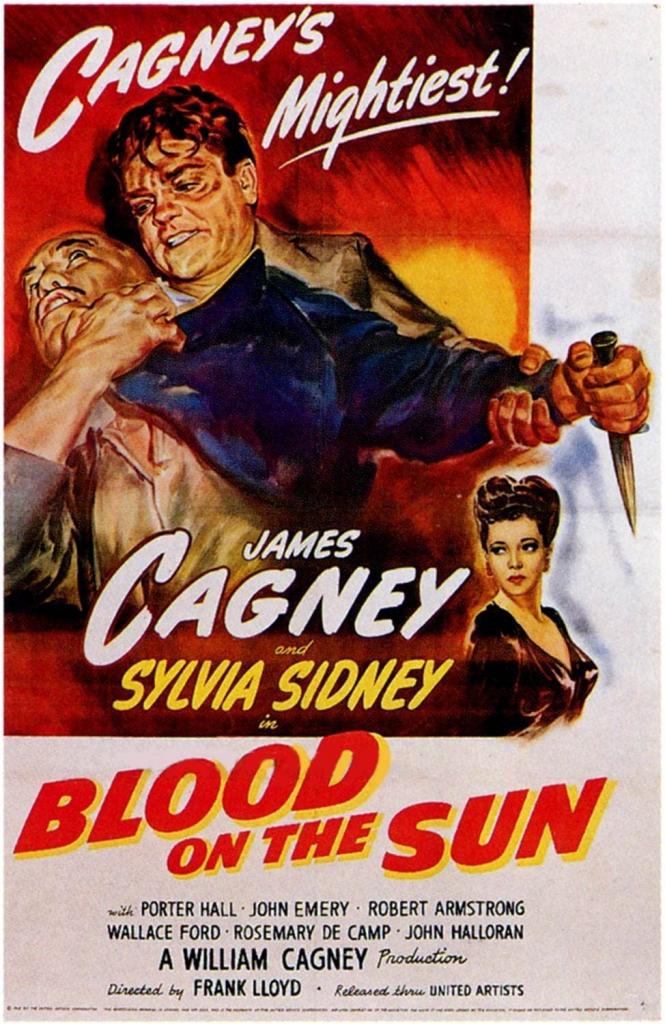 Poster for the movie "Blood on the Sun"