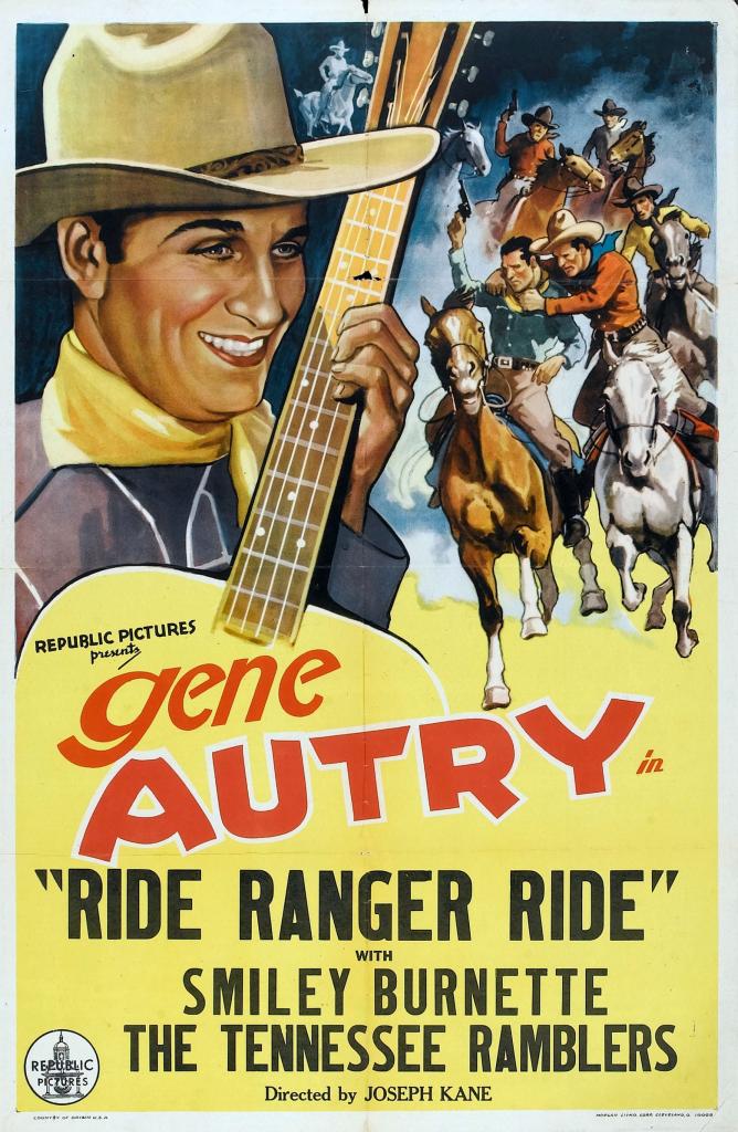 Poster for the movie "Ride Ranger Ride"