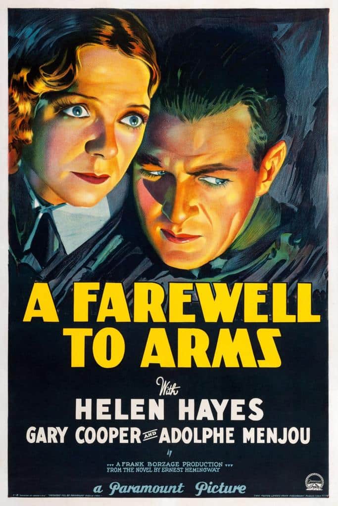 Poster for the movie "A Farewell to Arms"