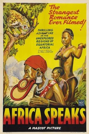 Poster for the movie "Africa Speaks!"